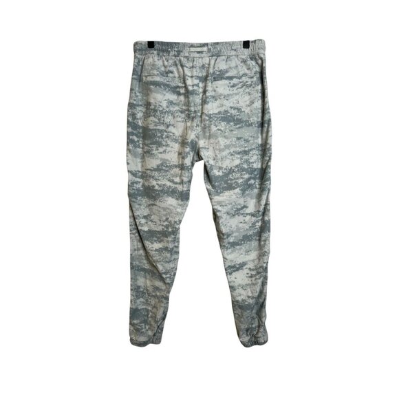 Athleta Pants Size Medium Green Farallon Camo Tie Dye Jogger Elastic Drawstring - Picture 5 of 5